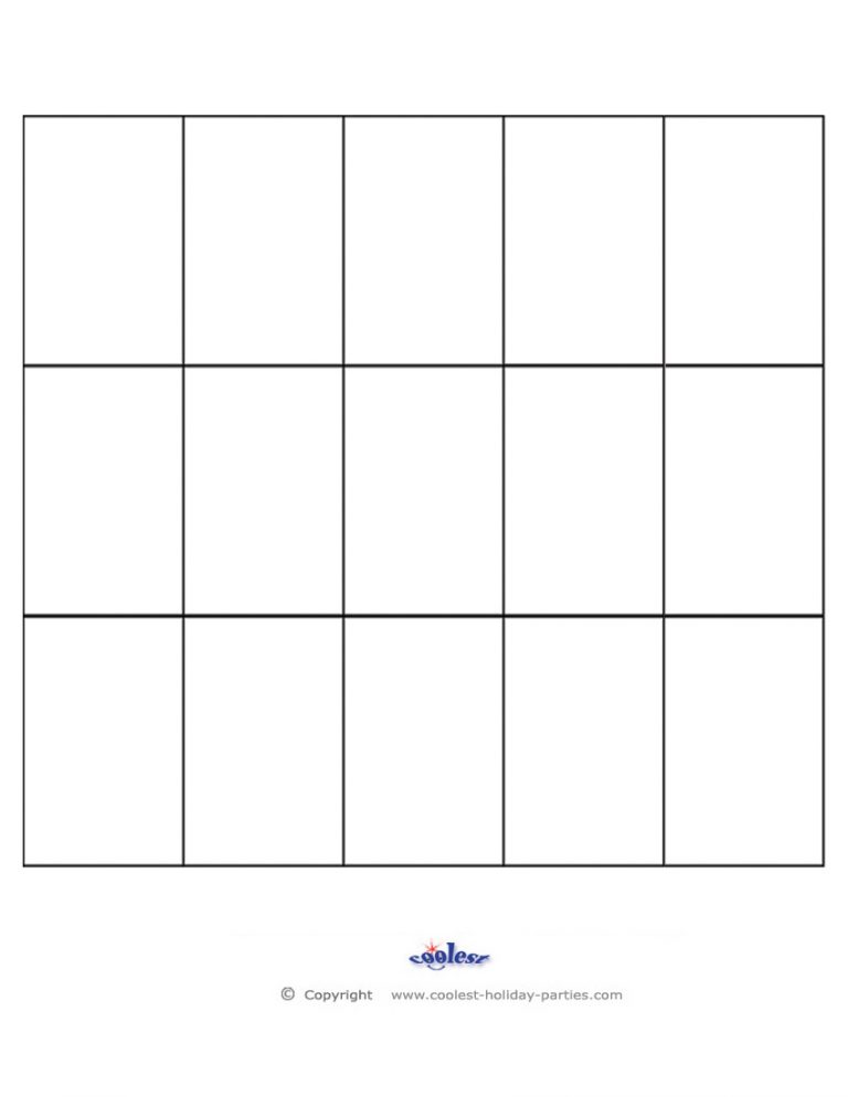 Blank Bingo Call Sheet Coolest Free Printables Printable Bingo Cards