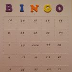 Braille Bingo Cards: Can Be Individually Adapted For The