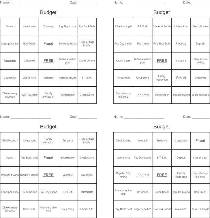 Printable Retirement Bingo Cards