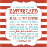 Canada Day Wall Art + Free Printable | Canada Day Party