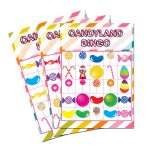 Candyland Bingo Cards Printable   30 Cards , Candyland