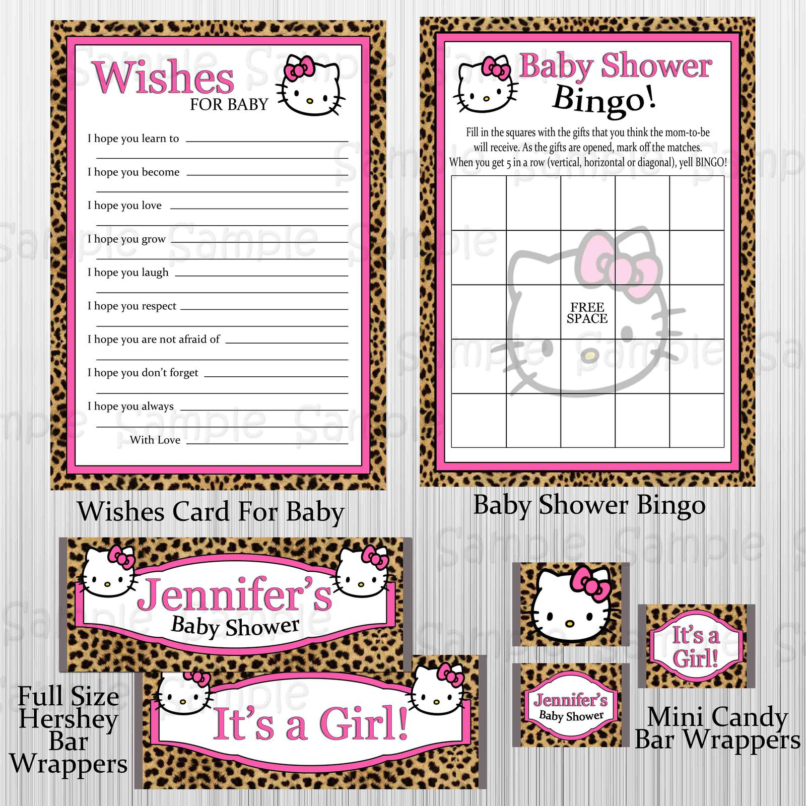 Cheetah Hello Kitty Baby Shower Party And 50 Similar Items
