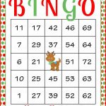Christmas Bingo Cards   Printable Download   Prefilled