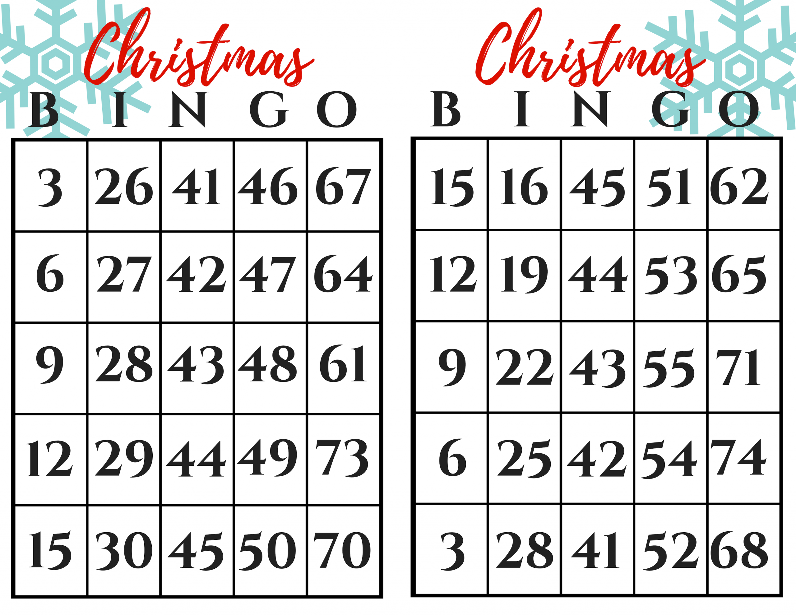 Christmas Bingo Gift Exchange Game - December Pin Challenge