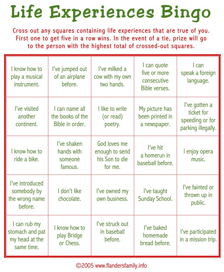 Ice Breaker Bingo Card For Kids Free Printable