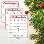 Christmas Movie Bingo Printables   These Free Printables Are