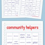 Community Helpers Bingo | Bingo Cards Printable, Free Bingo