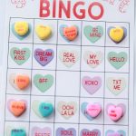 Conversation Heart Valentine Bingo Cards | Valentines Games