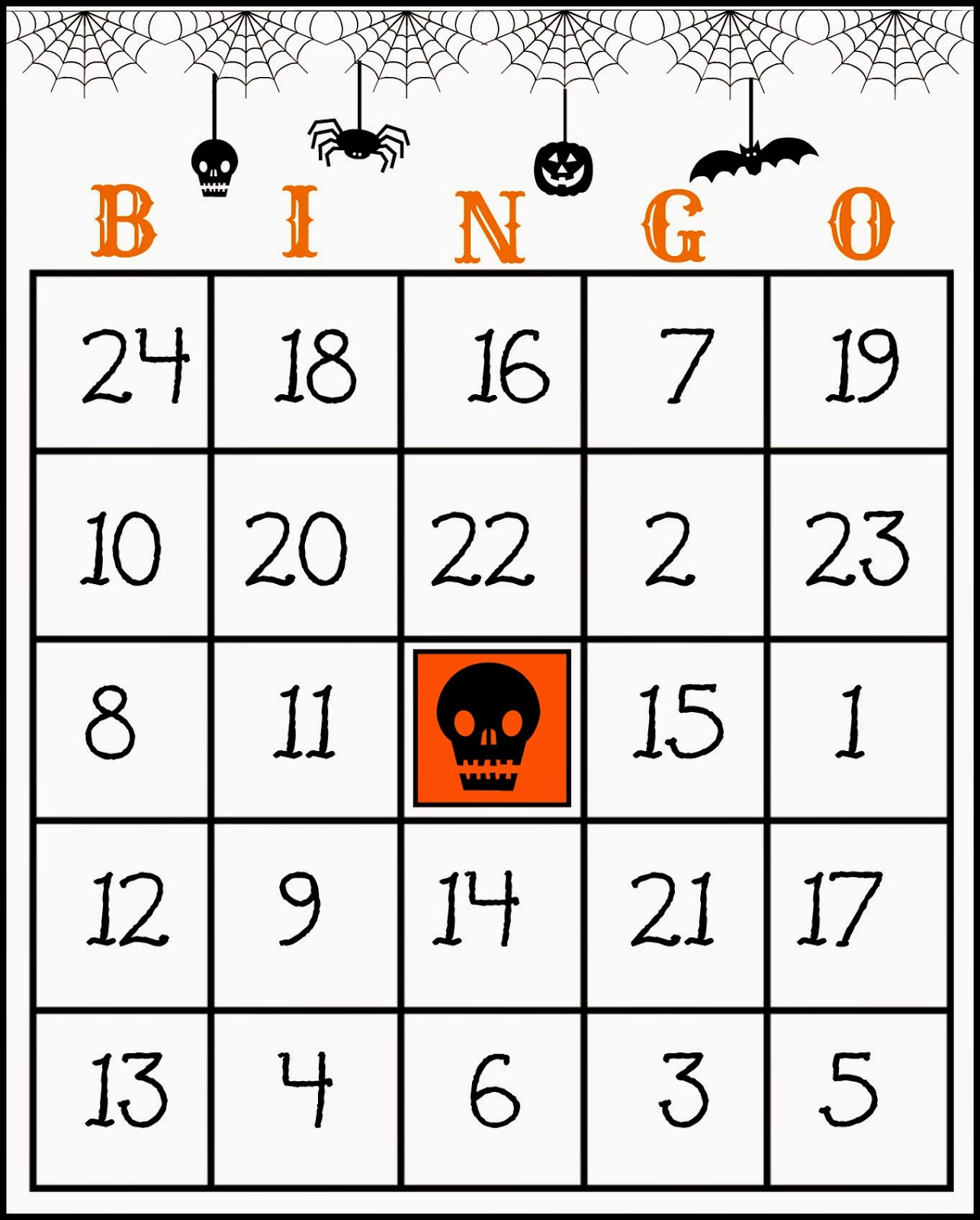 Crafty In Crosby: Free Printable Halloween Bingo Game