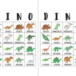Dinosaur Bingo Cards   The Okie Home