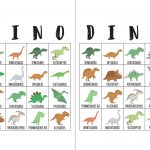 Dinosaur Bingo Cards   The Okie Home