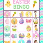 Easter Bingo. Easter Bingo Card Printable. Easter Bingo Game