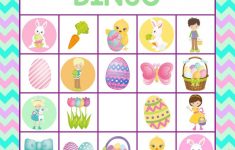 Easter Bingo Printable For Kids- Fun Easter Game For Kids