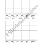 English Worksheets: Synonyms Bingo (Cards And Word List)