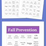 Fall Prevention Bingo | Free Bingo Cards, Free Printable