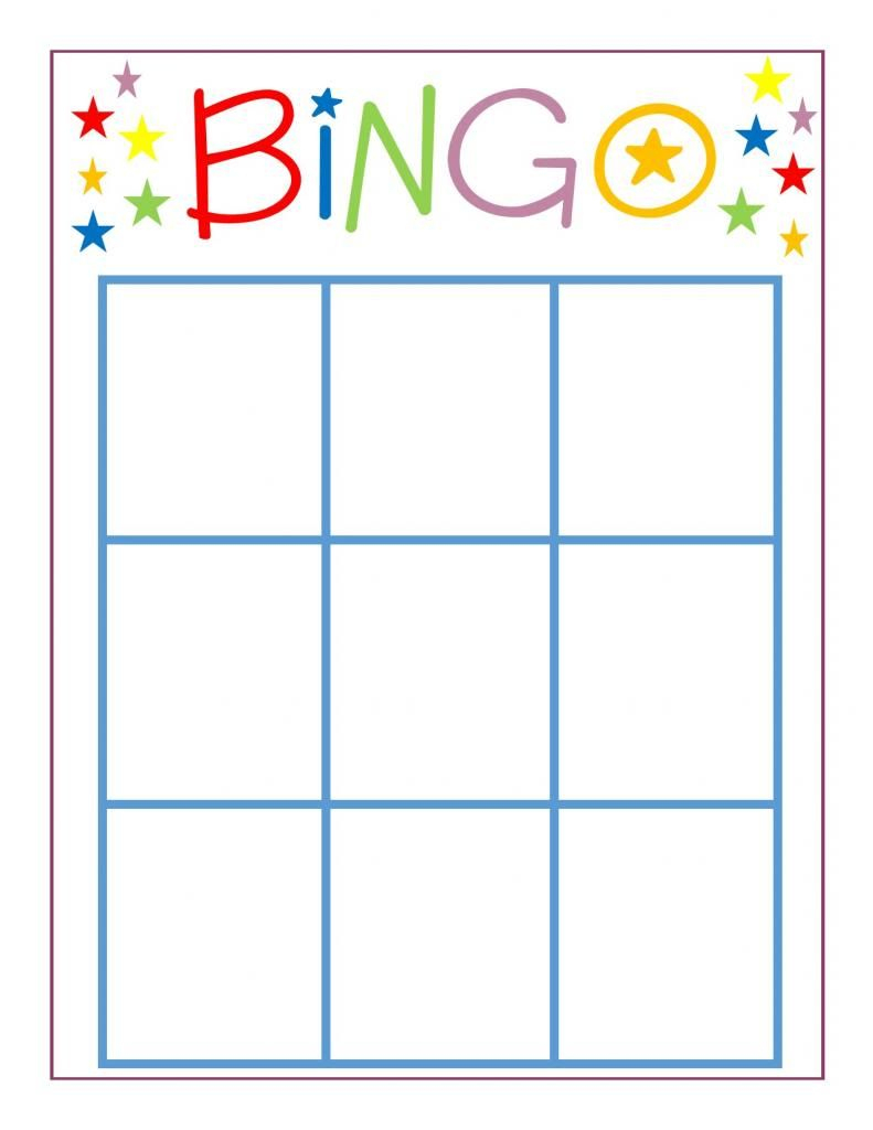 Family Game Night: Bingo | Bingo Card Template, Blank Bingo