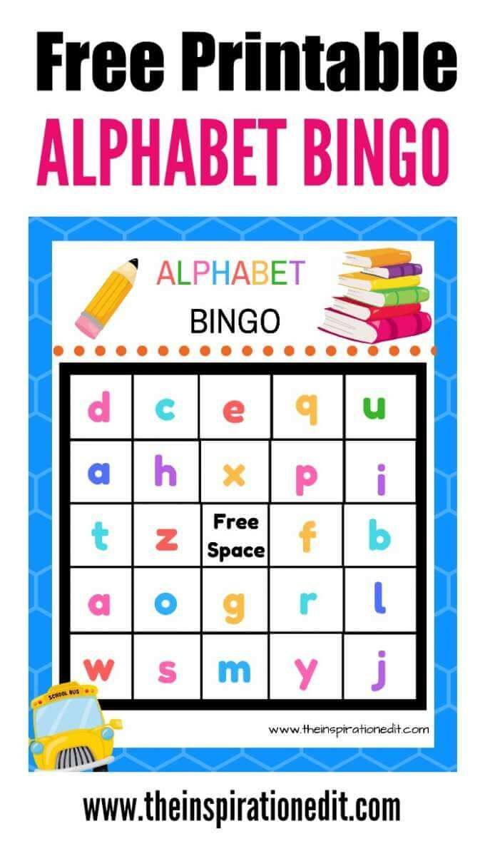 Free Alphabet Bingo Printable For Kids | Alphabet For Kids