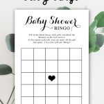 Free Baby Shower Printable – Baby Bingo   Instant Download