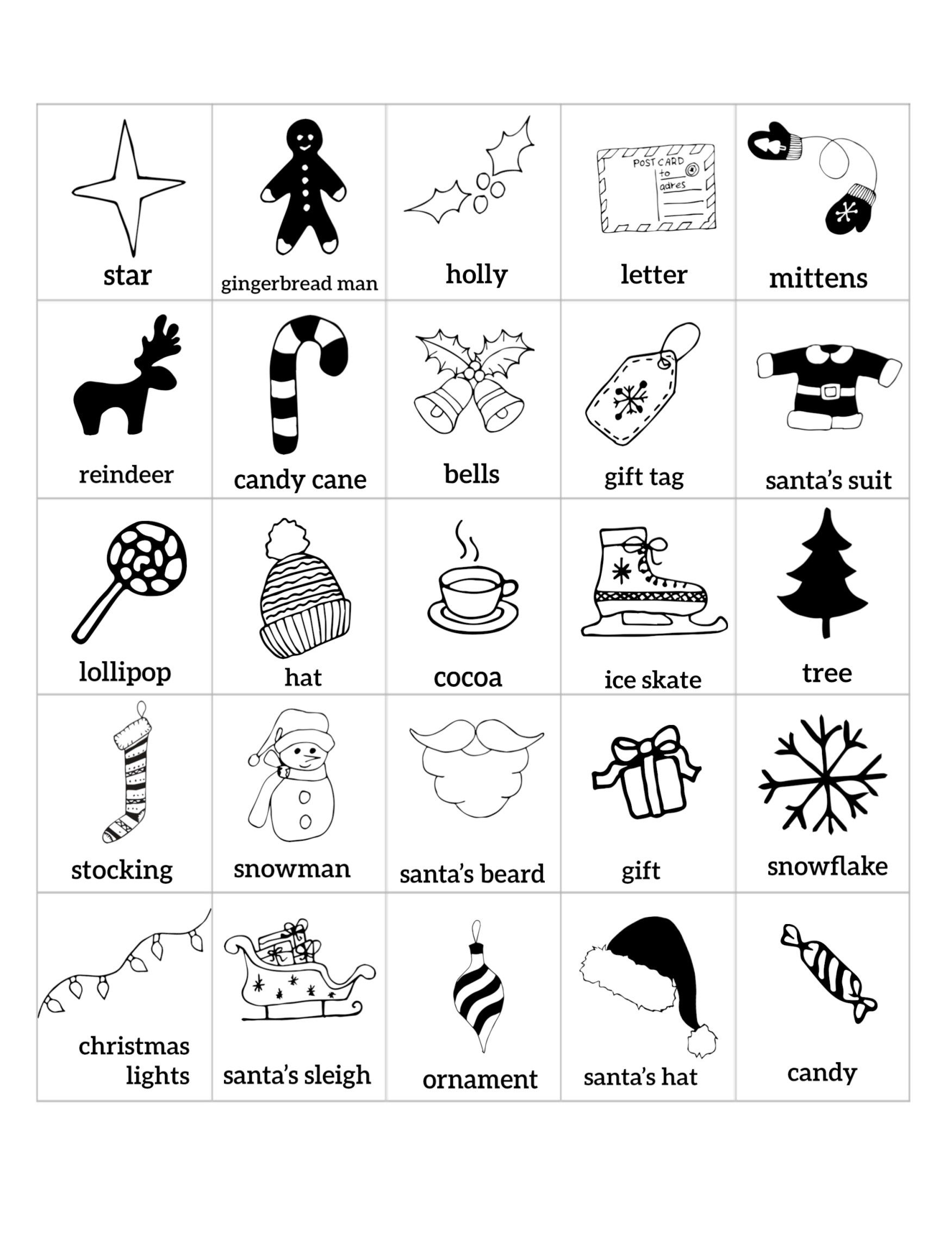 Free Christmas Bingo Printable Cards | Christmas Bingo