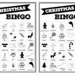 Free Christmas Bingo Printable Cards   Paper Trail Design