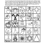 Free Christmas Bingo Sheets Printable | Printable Teacher