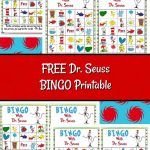 Free Dr. Seuss Bingo Printable | Dr Seuss Crafts, Dr Seuss Day