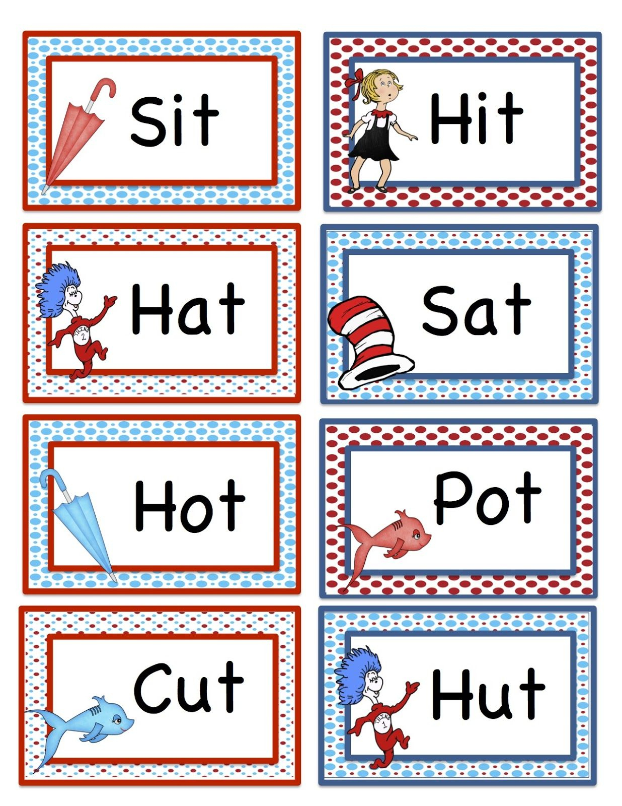Free Dr. Suess Printables | Preschool Printables: Seuss