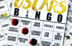 Free Printable 2020 Oscars Bingo Cards – Play Party Plan