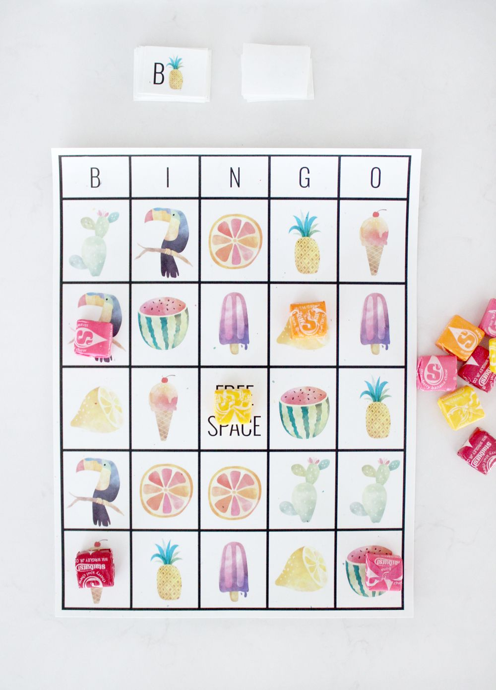Free Printable Adorable Summer Bingo Cards | Bingo Card