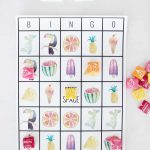 Free Printable Adorable Summer Bingo Cards   Pretty Providence