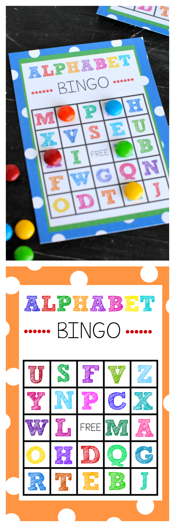 Preschool Printable Alphabet Bingo Cards