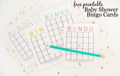 Free Printable Baby Shower Bingo Cards – Project Nursery