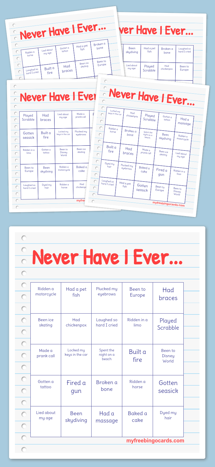 Free Printable Bingo Cards | Bingo Card Generator, Free