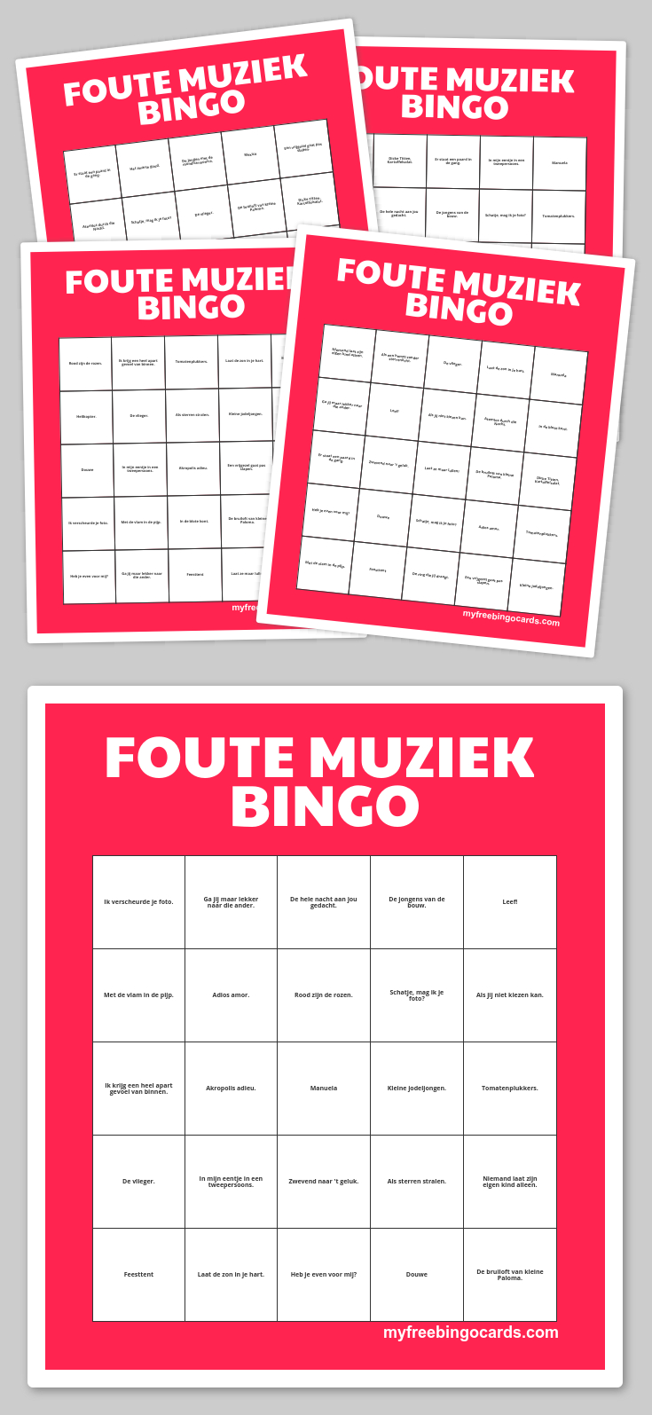 Free Printable Bingo Cards | Bingo, Kinderdienst