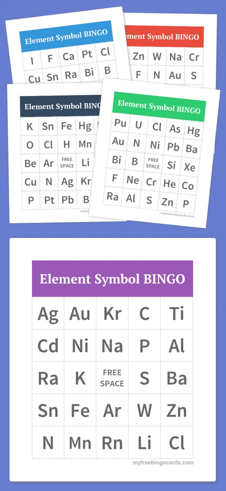 Printable Algebra Bingo Cards