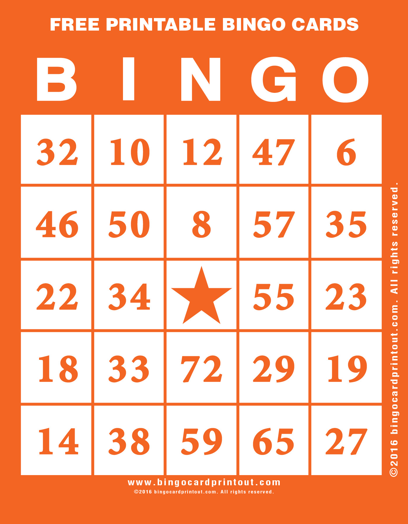 Free Printable Bingo Cards - Bingocardprintout