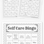 Free Printable Bingo Cards | Coping Skills, Self Care, Self