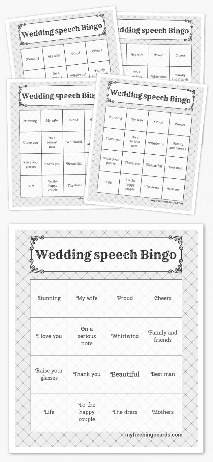 Free Printable Over The Hill Bingo Cards