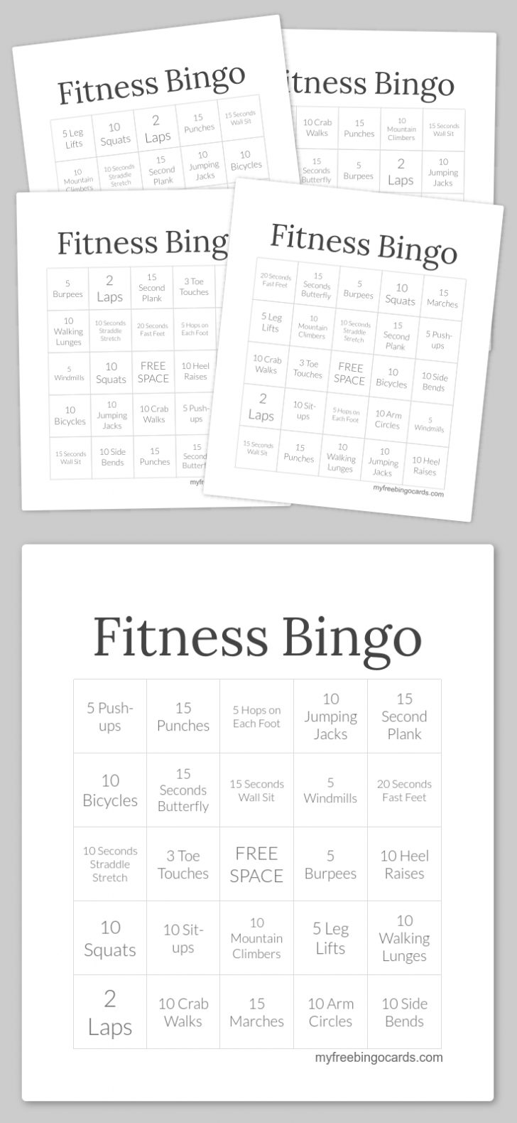 Bingo Paper Cards Printable