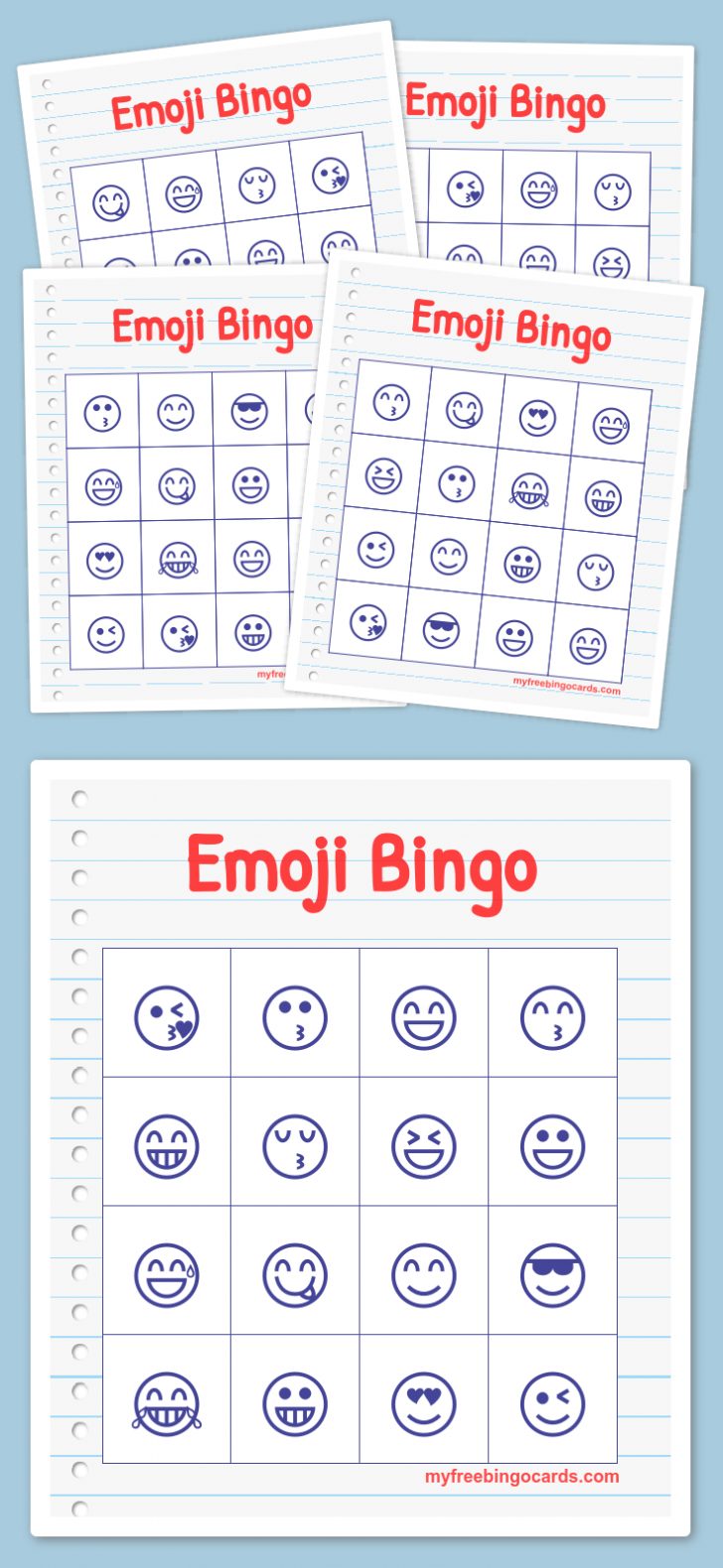 Free Printable 50s Diner Bingo Cards