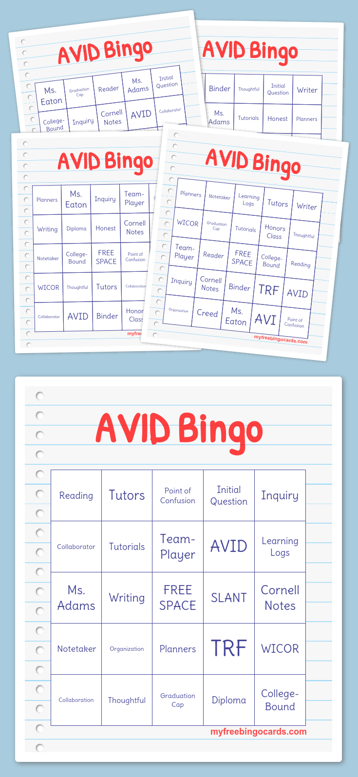 Free Printable Bingo Cards | Free Printable Bingo Cards