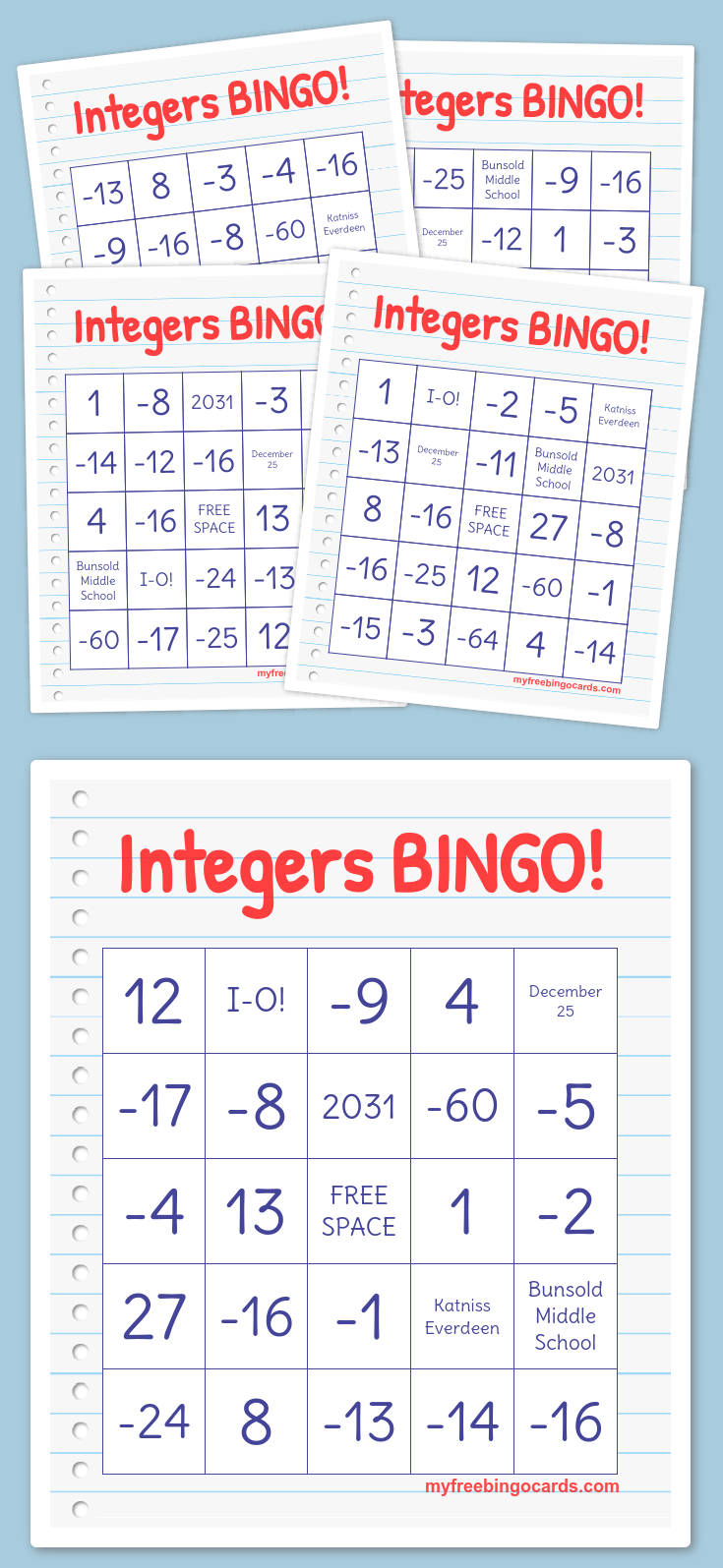 Free Printable Bingo Cards | Free Printable Bingo Cards