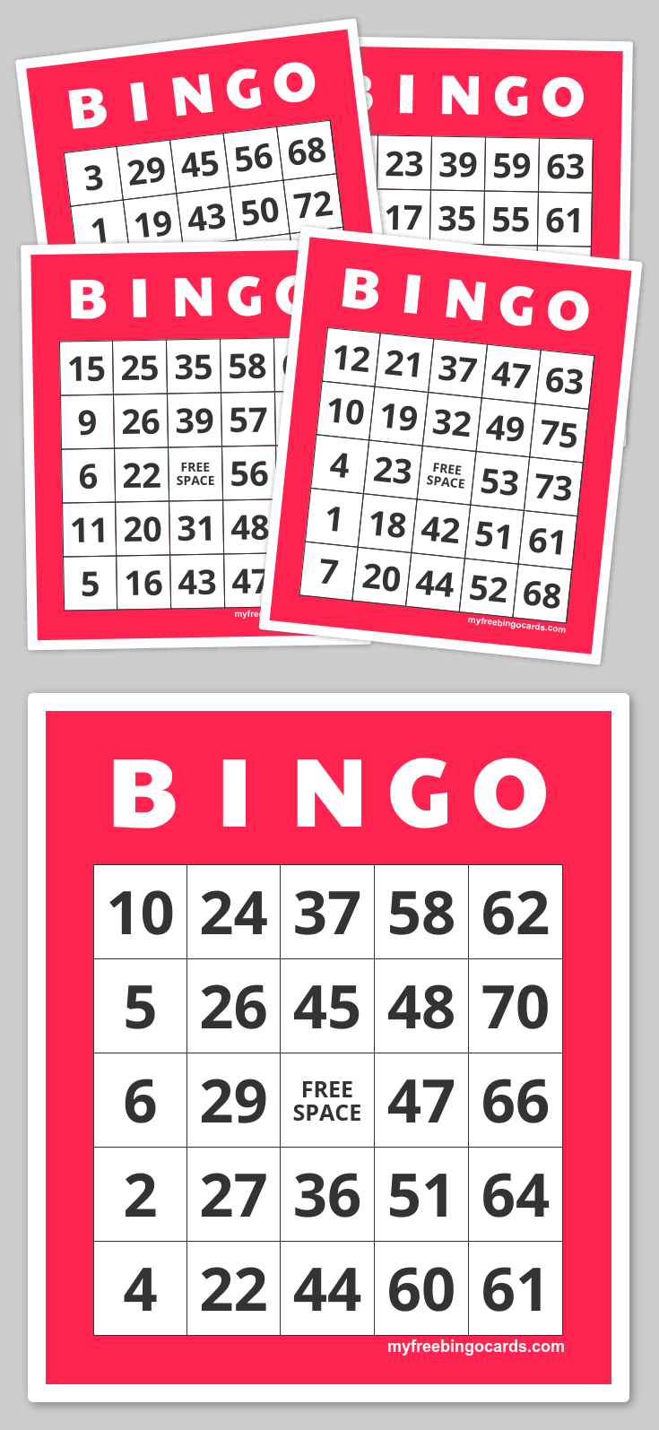 Free Printable Bingo Cards | Free Printable Bingo Cards