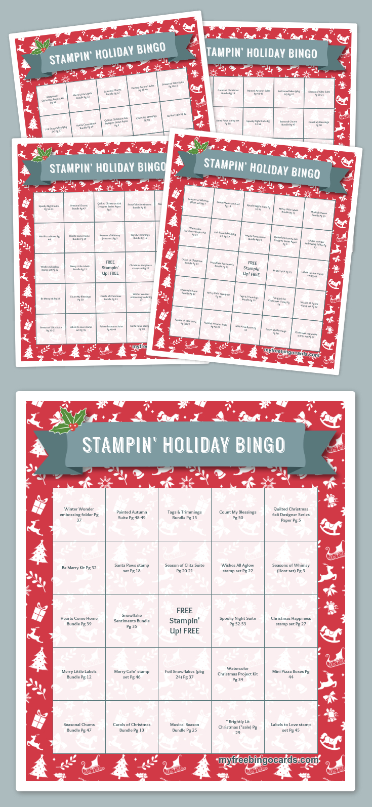 Free Printable Bingo Cards | Kerstbingo, Feestjes, Liedjes