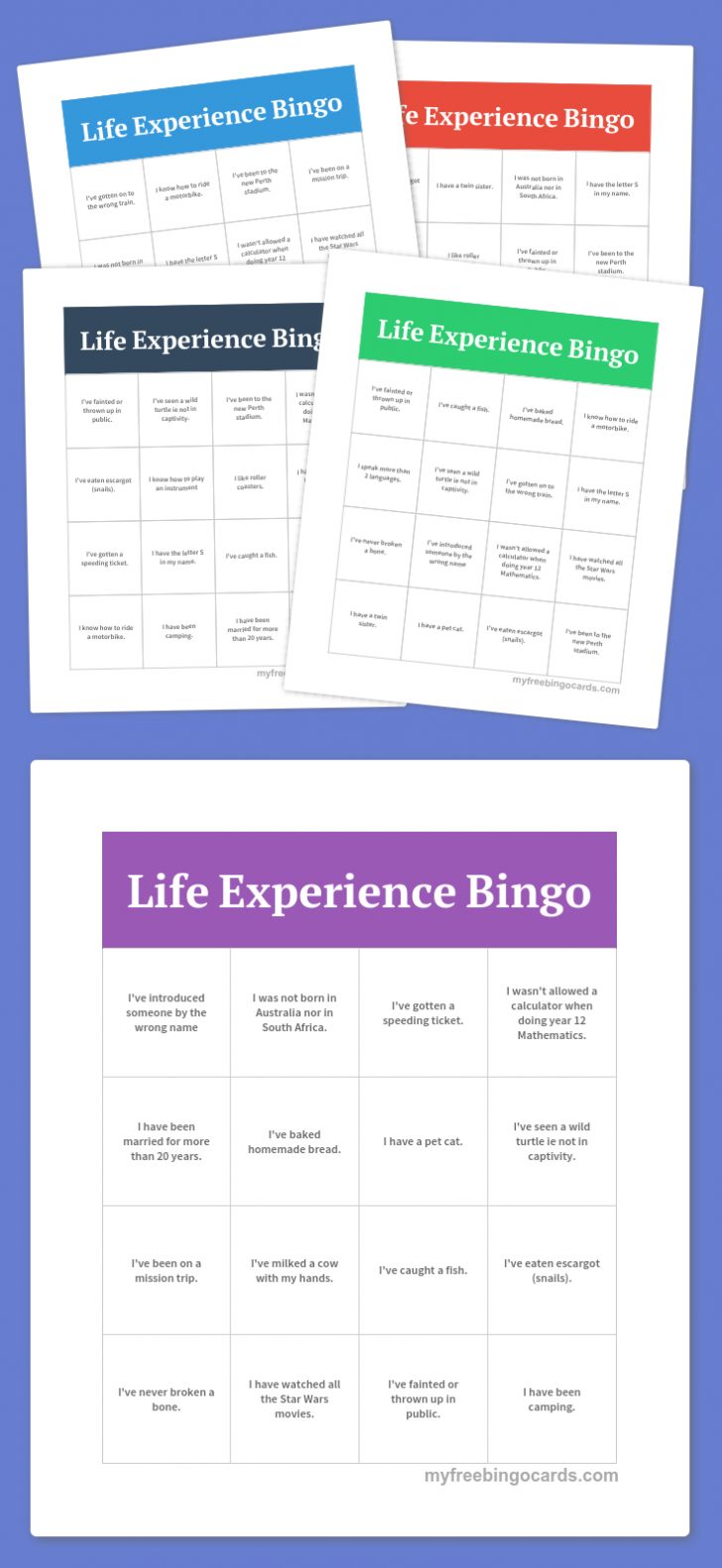 Printable Buzzword Bingo Cards