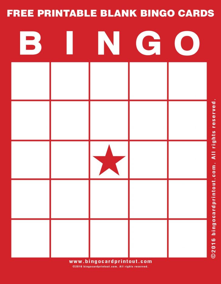 Diy Printable Bingo Cards