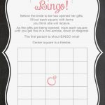 Free Printable} Bridal Shower Bingo! | Bridal Shower Bingo