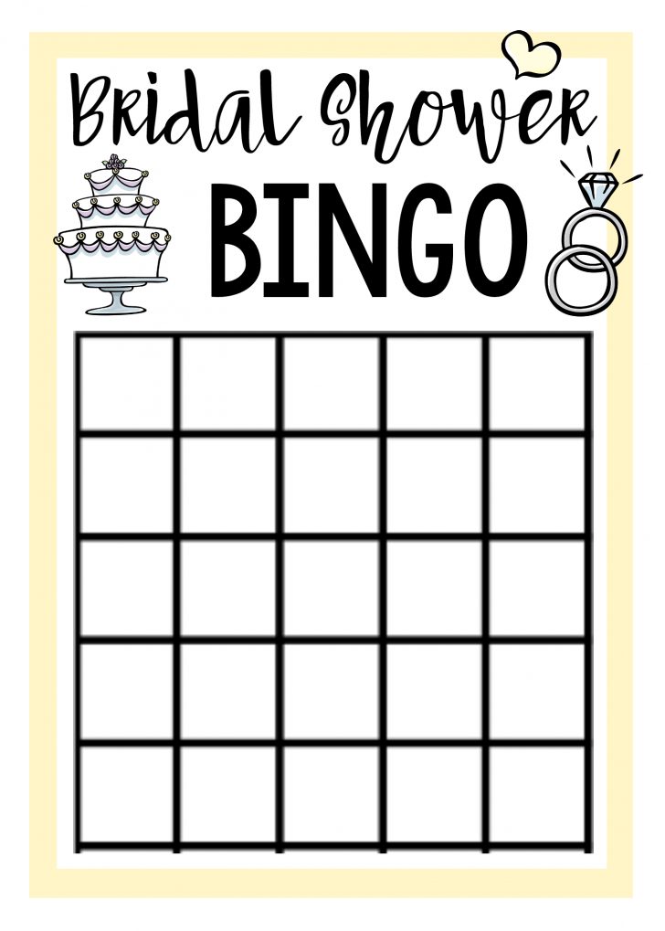 Printable Wedding Gift Bingo Cards