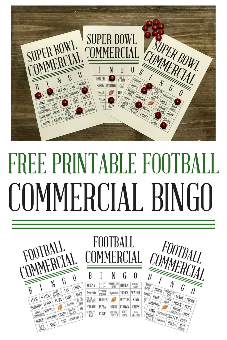 Free Printable Commercial Soccer Bingo | Sassy Southern