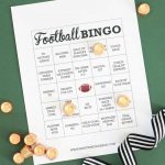 Free Printable Football Bingo Cards   Pretty Providence